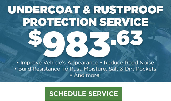 undercoat and rustproof offer from Spitzer DuBois Ford