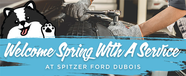 welcome spring with a service at Spitzer Ford Dubois