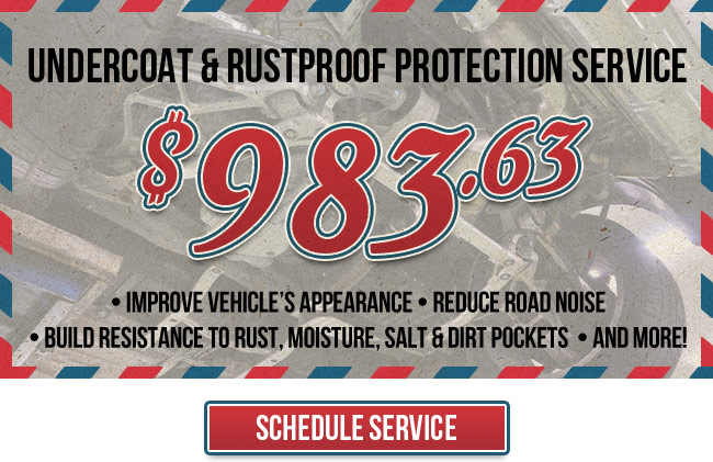 undercoat and rustproof Offer from Spitzer DuBois Ford