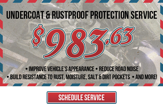 undercoat and rustproof Offer from Spitzer DuBois Ford