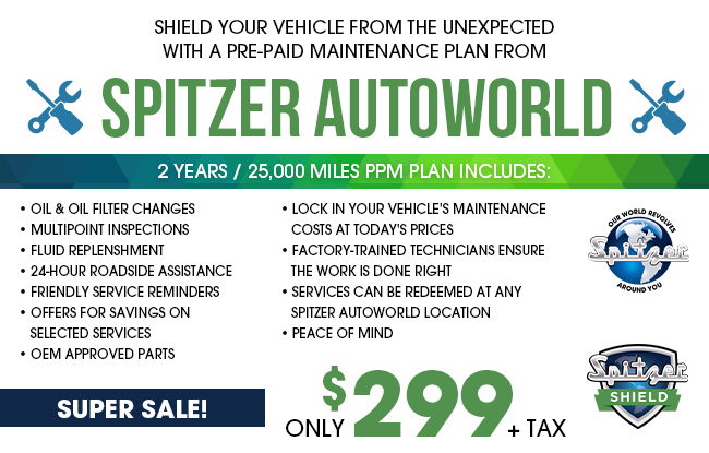 Spitzer Pre0paid maintenance plan - Spitzer Shield