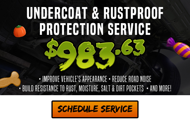 undercoat and rustproof Offer from Spitzer DuBois Ford