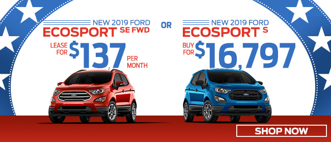 New 2019 Ford EcoSport