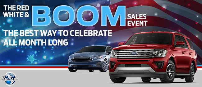 The Red, White & Boom Sales Event