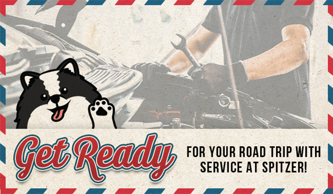 get ready for your road trip with service at Spitzer