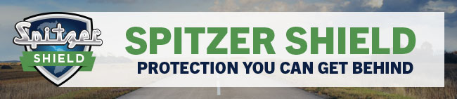 Spitzer Shield Banner - Protection You Can Get Behind