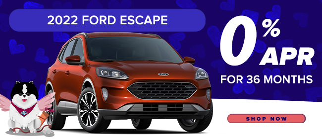 2022 Ford Escape vehicle promotional offer