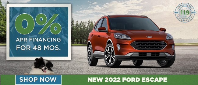 2022 Ford Escape vehicle promotional offer