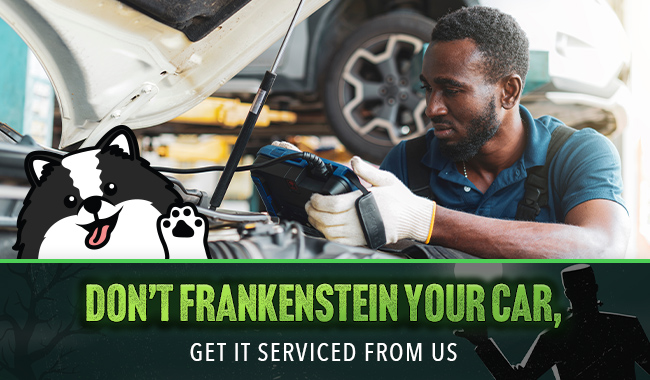 Dont Frankenstein your car - Get it serviced from us