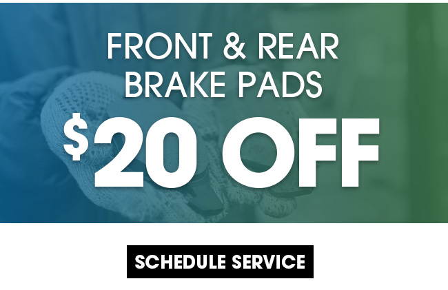 Front and rear brake pads Special