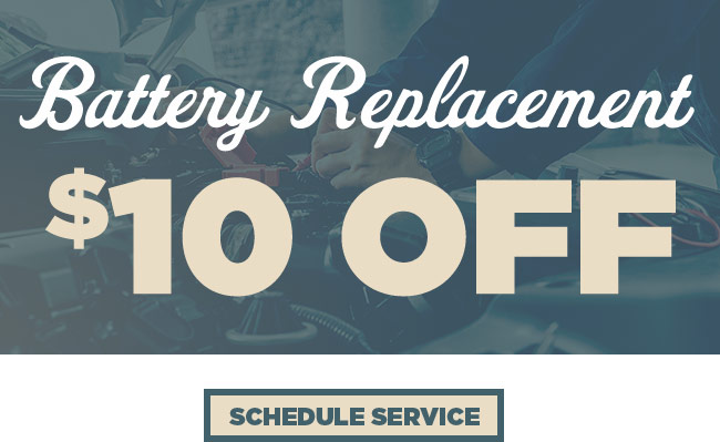 Battery replacement offer