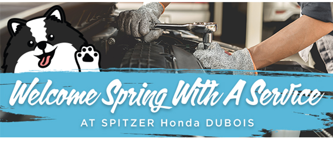 welcome spring with a service at Spitzer Honda Dubois