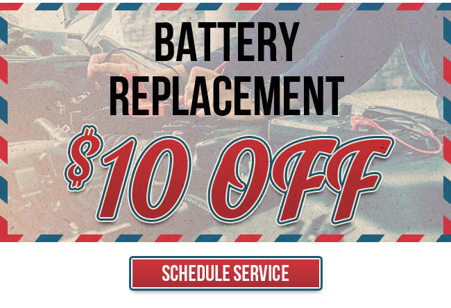 Battery replacement offer