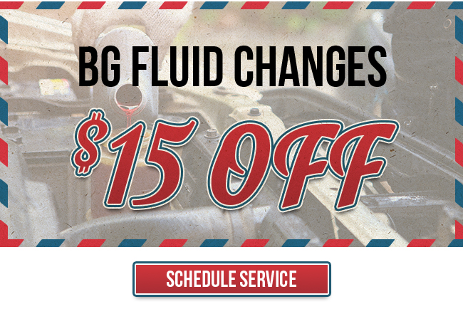 BG fluid changes offer