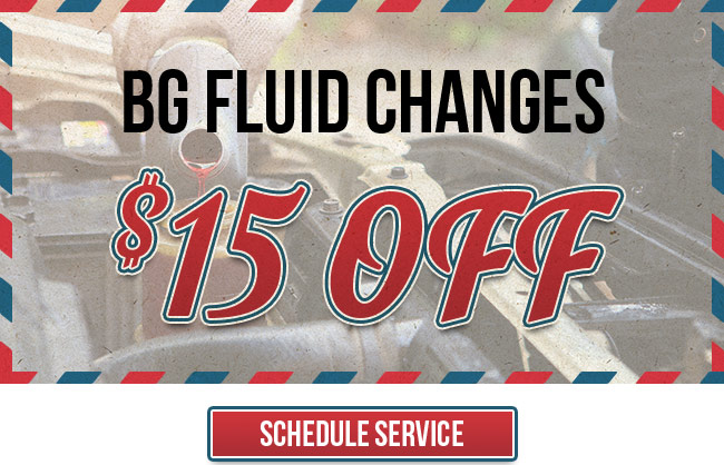 BG fluid changes offer