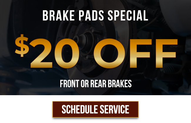 Front and rear brake pads Special