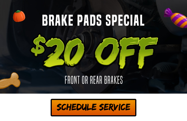 Front and rear brake pads Special