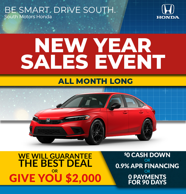 New Year Sales Event All Month Long