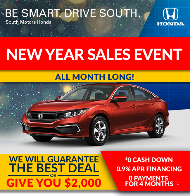 South Motors Honda - construction and Labor Day sale