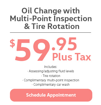 Oil Change with Multi-Point Inspection & Tire Rotation