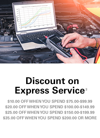 Discount on Express Service 