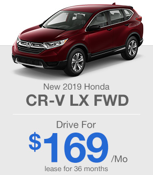 New 2019 Honda CR-V LX FWD