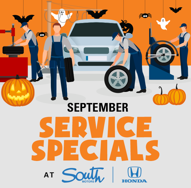 Service specials at South Motors Honda