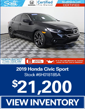 2019 Honda civic Sport