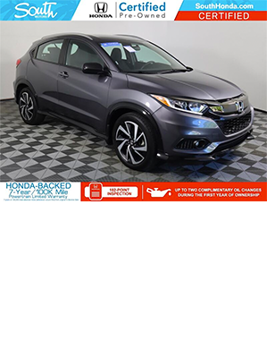 special offer on pre-owned Honda