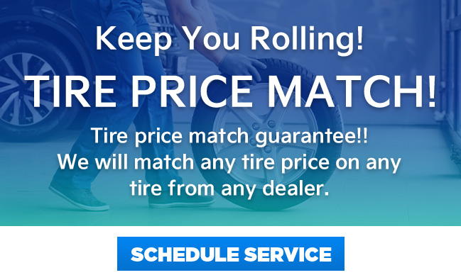 Keep You Rolling Tire price match