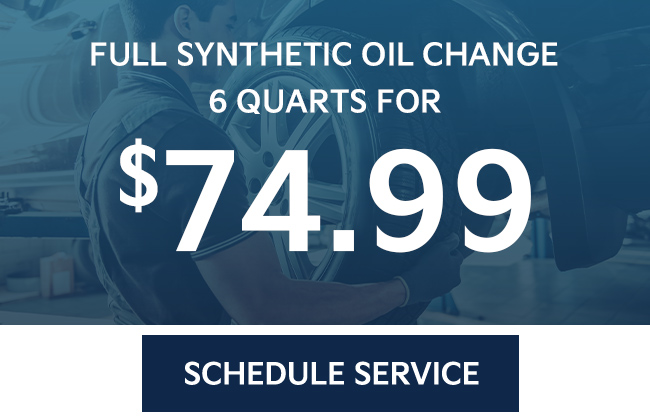 Full synthetic Oil change 6 quarts