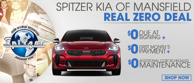 Spitzer Kia of Mansfield Real Zero Deal!