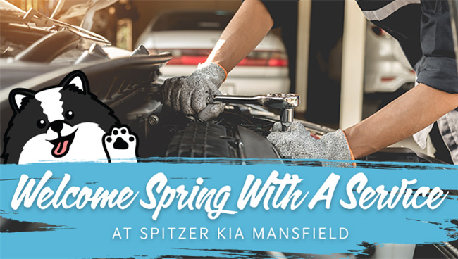 welcome spring with service at Spitzer Kia Mansfield