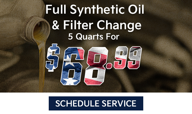 Full Synthetic Oil and Filter Change 5 quart