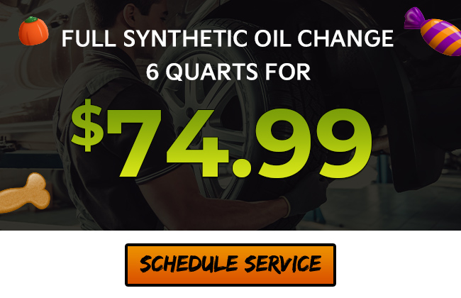 Full synthetic Oil change 6 quarts