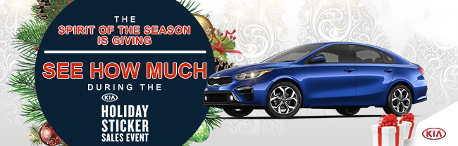 The Spirit Of The Season Is Giving See Just How Much During The Kia Holiday Sticker Sales Event!