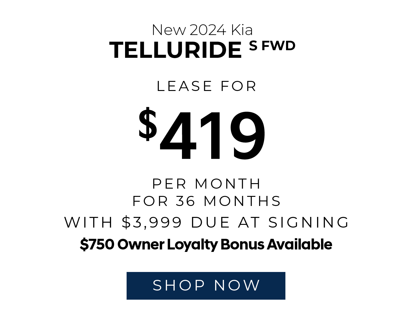 2024 Kia Telluride S FWD