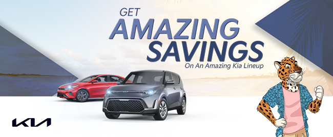 Amazing Savings  on your new Kia