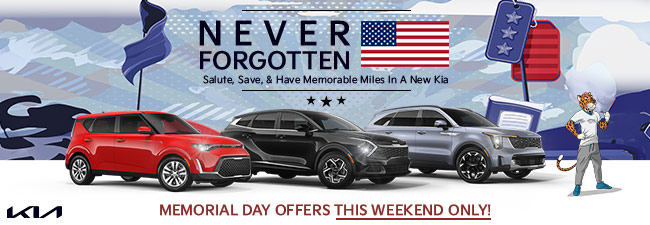 Amazing Savings  on your new Kia