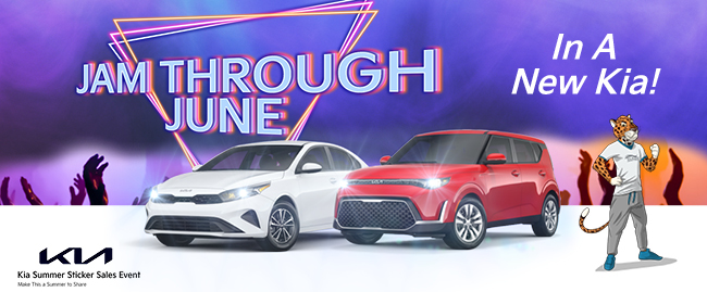 Jam through June with Kia Savings