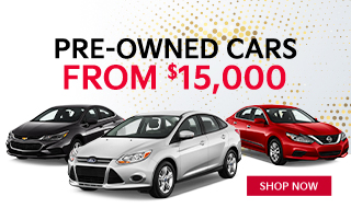 Pre-Owned Cars From $15,000