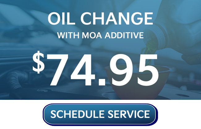 Oil Change With MOA Additive