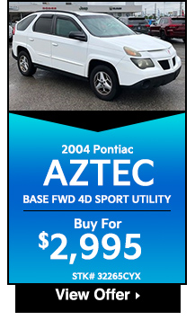 2004 Pontiac Aztek Base FWD 4D Sport Utility