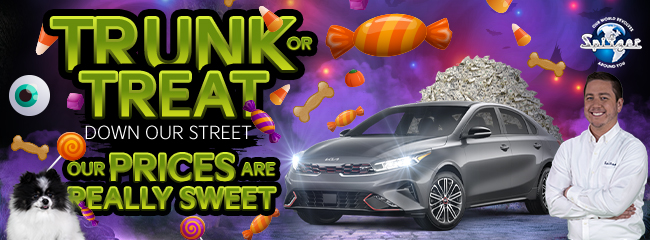 Trunk or Treat down our street - Our prices are Really Sweet