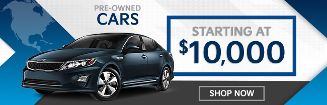 Pre-Owned Cars starting at $10,000