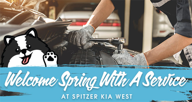 spring means service at Spitzer Kia West