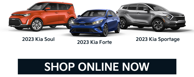 Shop online now for 2023 Kia Soul, Forte and Sportage