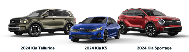 2024 Kia Telluride, K5 and Sportage