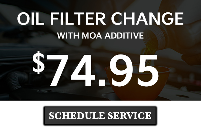 Oil Change With MOA Additive
