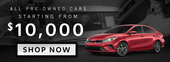 Pre-Owned Cars starting at $10,000